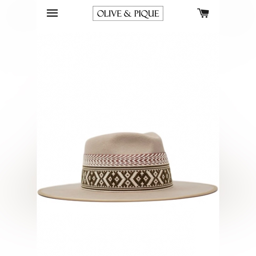 Olive and Pique Bellamy Wool Rancher Hat MSRP $169 - Picture 13 of 13